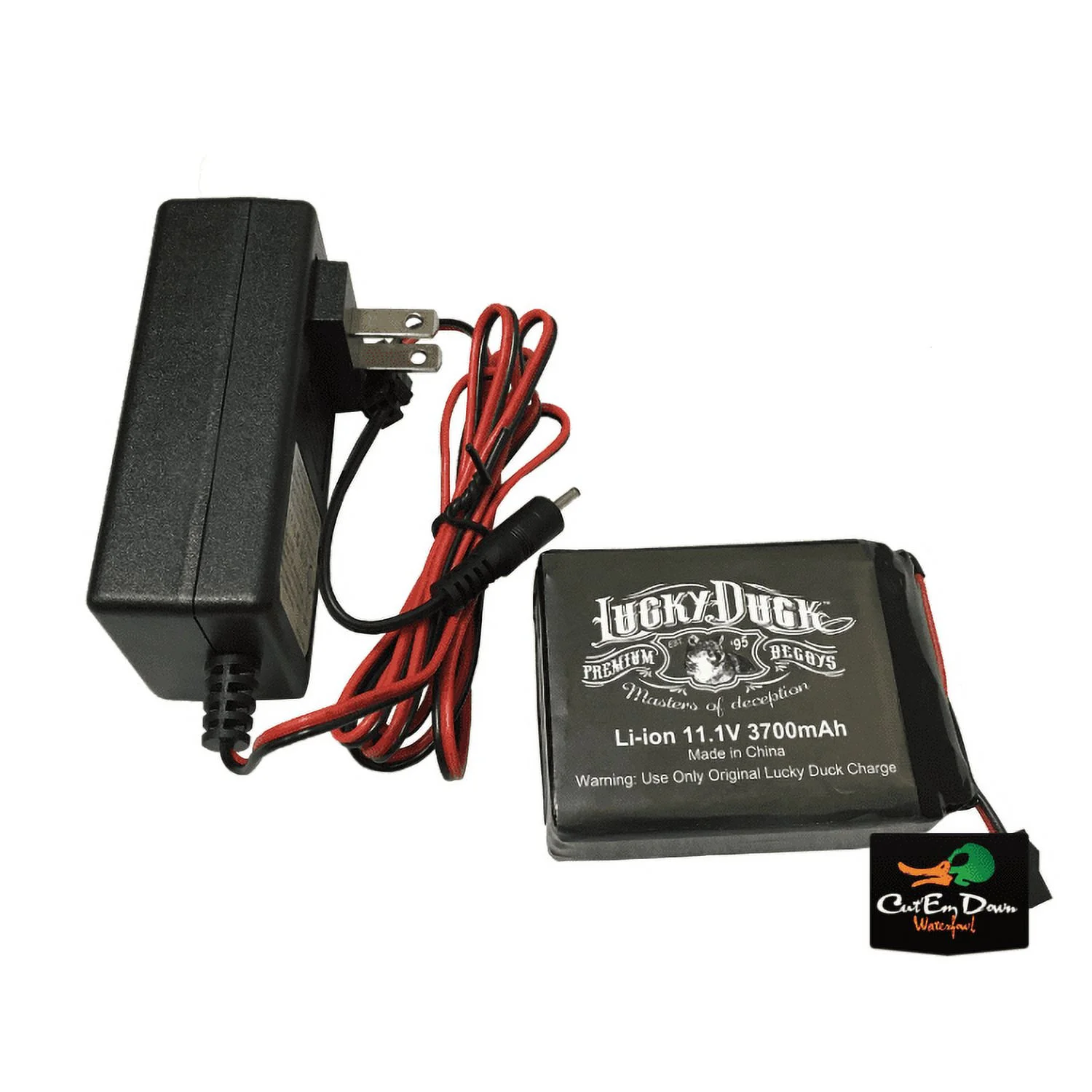 LUCKY DUCK E-CALLER BATTERY AND CHARGER KIT - REVOLUTION, REVOLT AND REBEL
