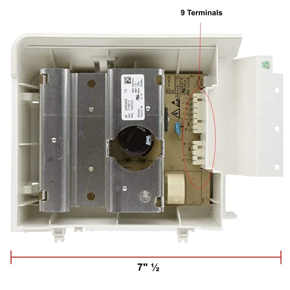 GLOB PRO SOLUTIONS WP 461970229163 CKD2209 Washer Motor Control Board 9 Terminals Replacement for and compatible with Whirlpool Kenmore Maytag Heavy DUTY