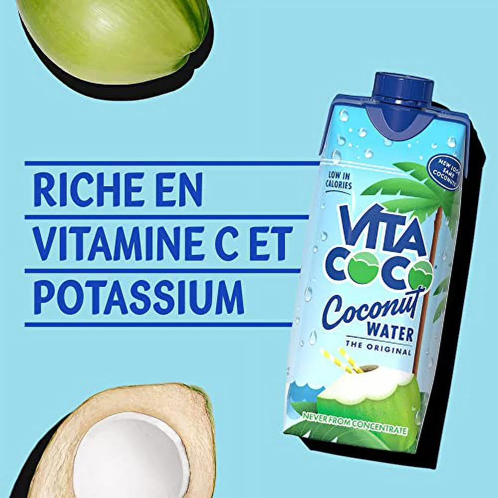 Pure nut Water (330Ml X 12)  Naturally Hydrating  Packed With Electrolytes  Gluten Free  Full Of C & Potassium