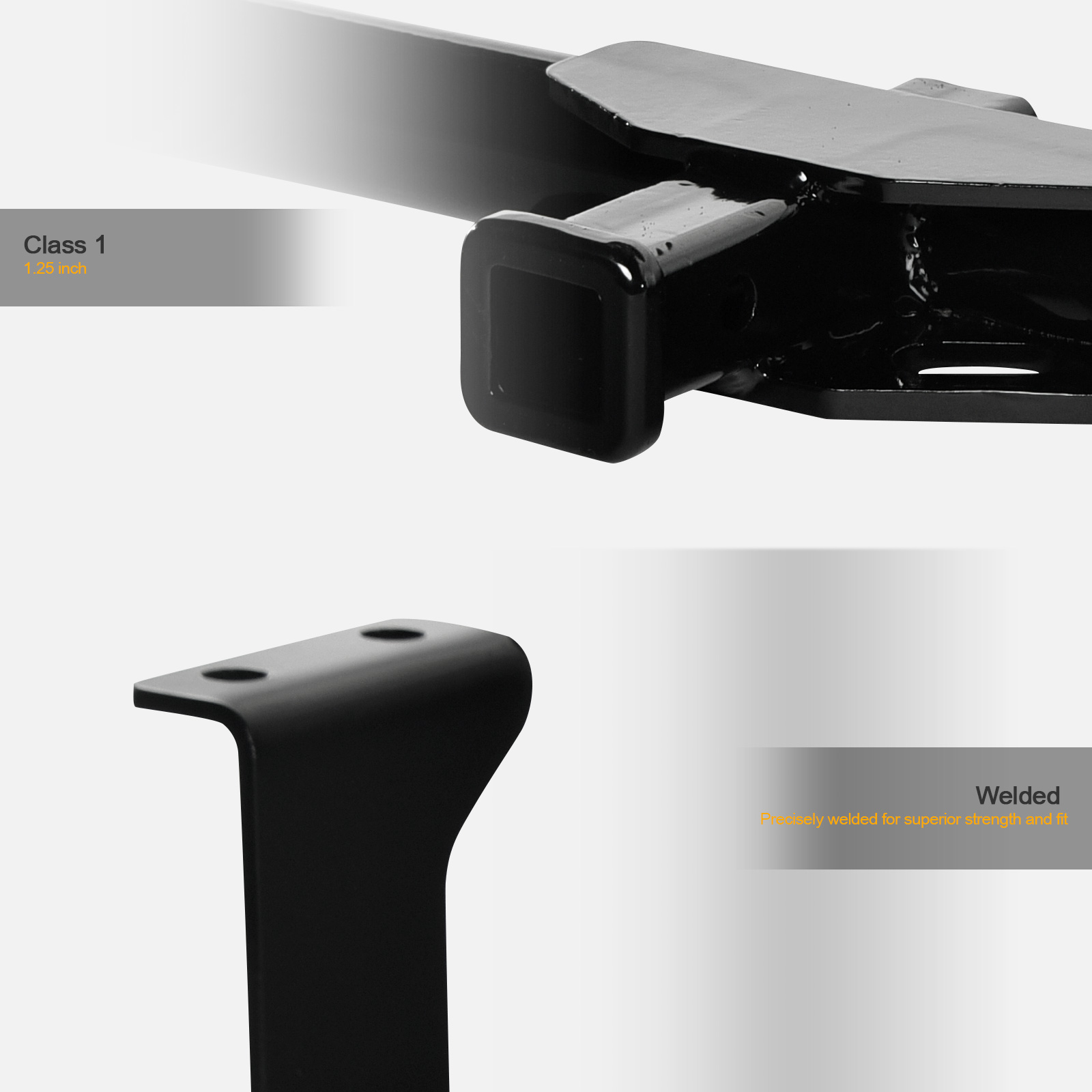 Stehlen 733469488750 Class 1 Trailer Tow Hitch Receiver 1.25