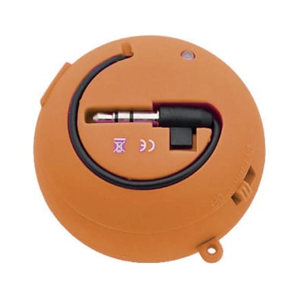 Wired Portable Universal Loud Speaker Orange Multimedia Audio System Rechargeable for Samsung Galaxy S6 Edge+ Edge S5, Note9 Note8, Note Edge 5 4 3, J7 (2018) Refine, J5 J3