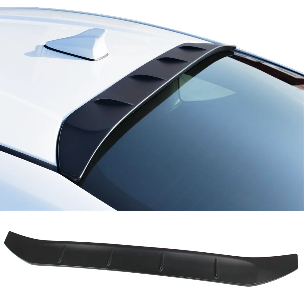 Ikon Motorsports Compatible with 2013-2016 Scion FR-S/2013-2020 Subaru BRZ/2017-2020 Toyota 86 Ikon V Type Roof Spoiler - ABS