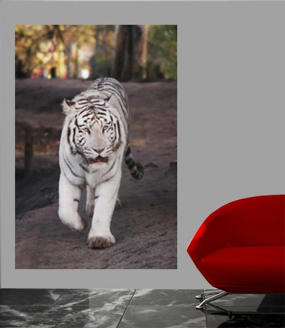 Wallhogs White Tiger Wall Mural