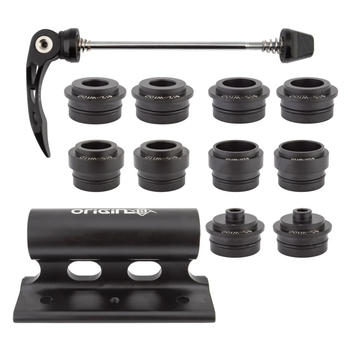 Origin8 Bike Block Alloy Fork Mount Fork Mount 100/110mm Spacing Black