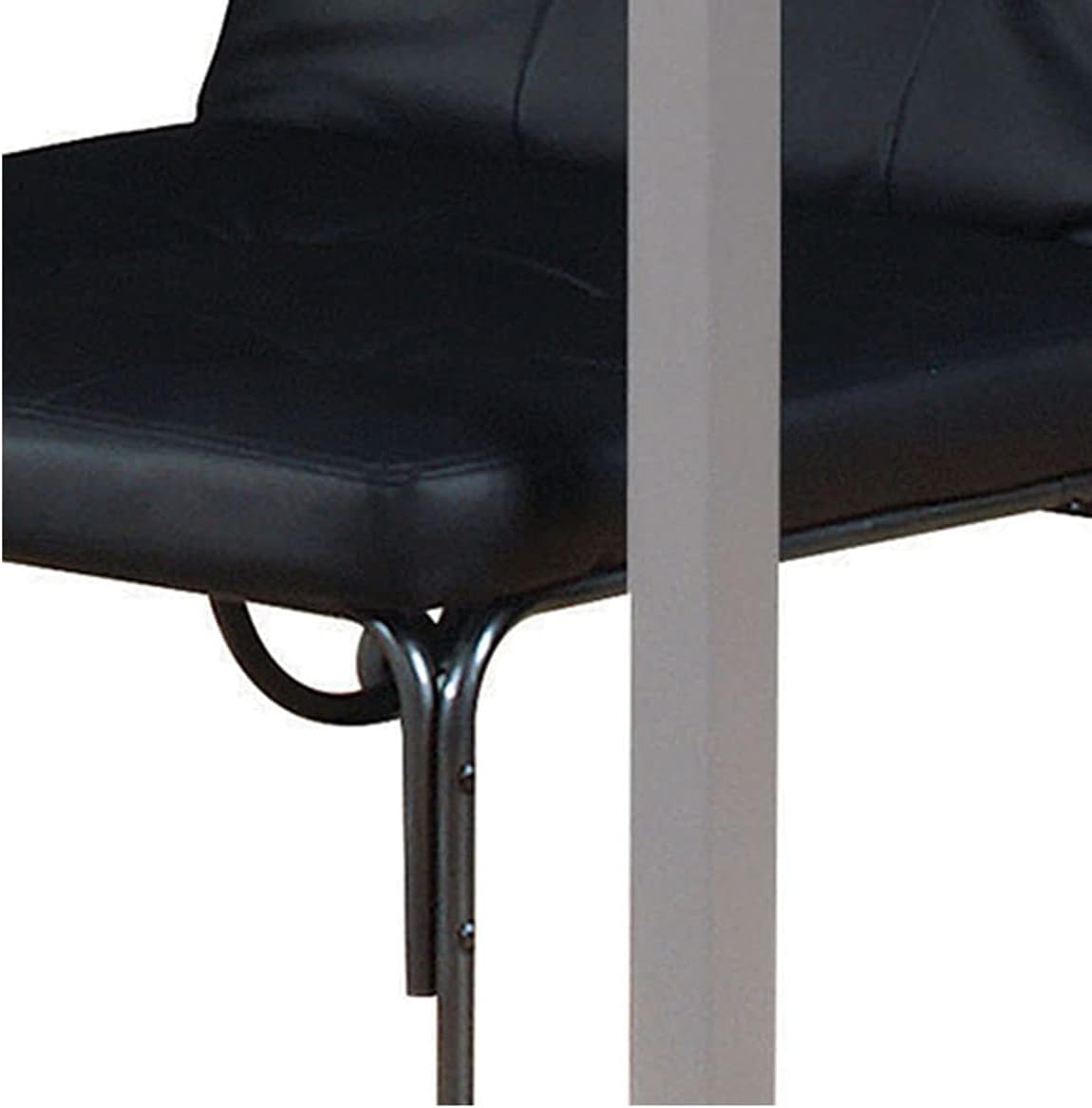 Senon Futon Chair In Silver And Black