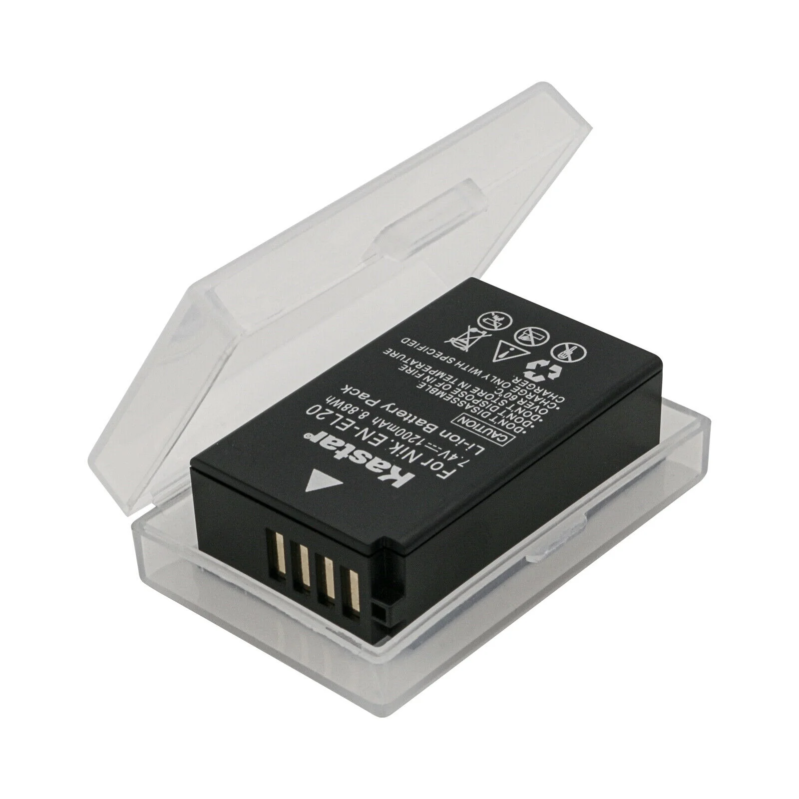 Kastar 4-Pack EN-EL20 Battery Replacement for Nikon Blackmagic Pocket Cinema Camera, Coolpix P950, Nikon Coolpix P1000, Nikon Coolpix A, Nikon 1 AW1, Nikon 1 J1, Nikon 1 J2, Nikon 1 J3 Camera