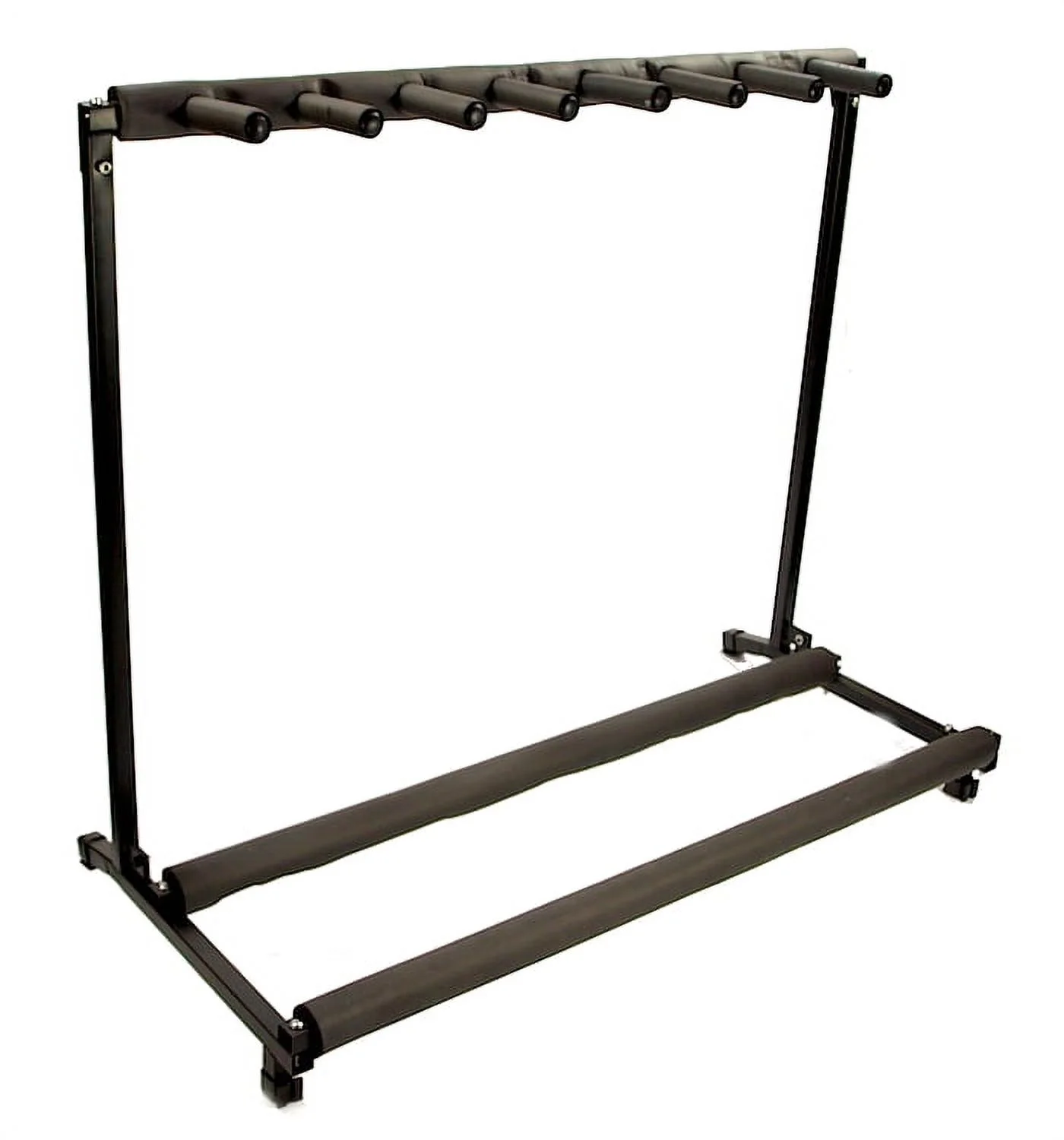 Zenison 7 Guitar Stand Multiple Seven Instrument Display Rack Folding Padded Organizer