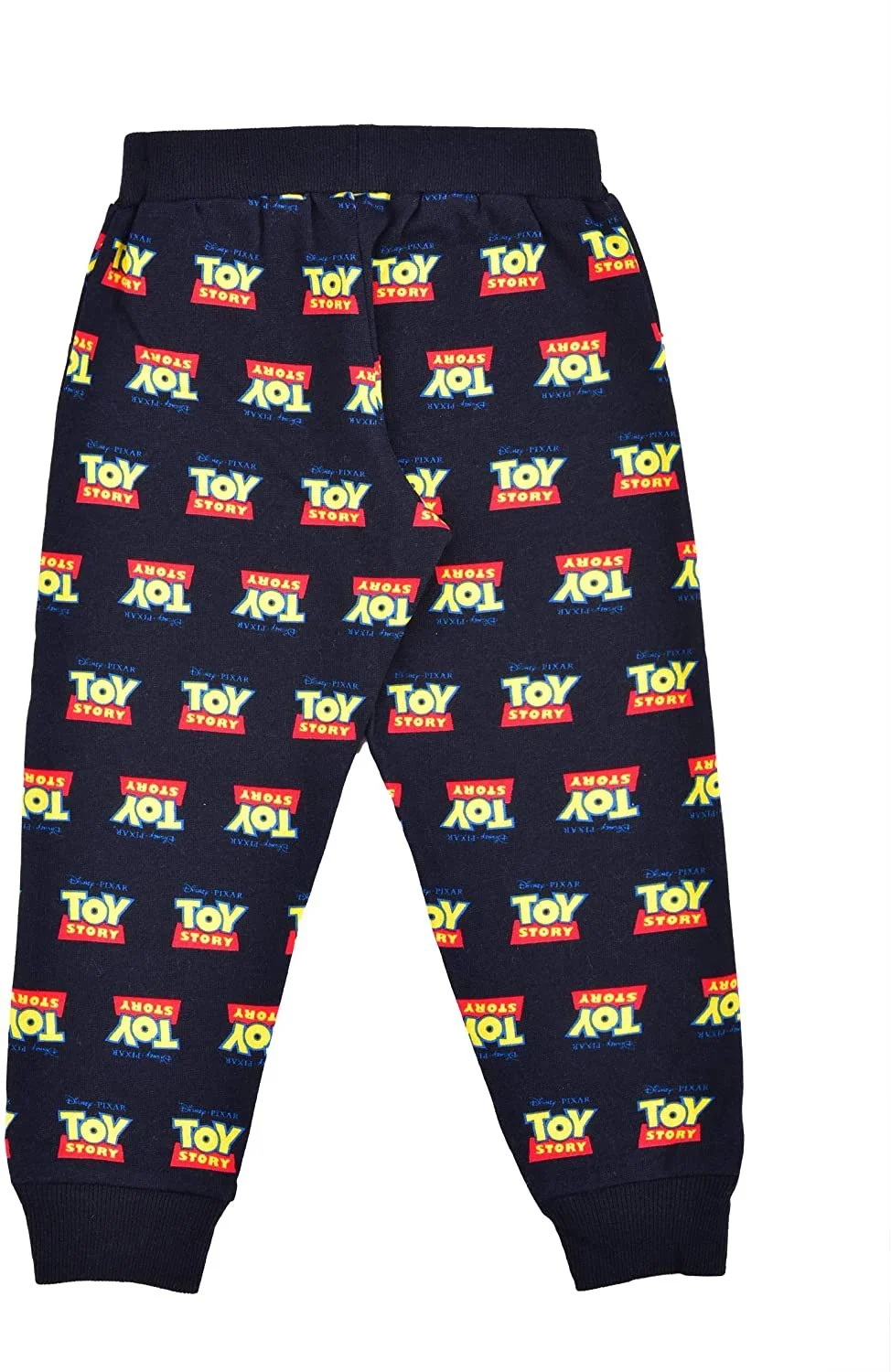 Disney Boys Jogger Pants Set, Athletic Sweatpants with Toy Story Print, Grey/Black, Size 4T