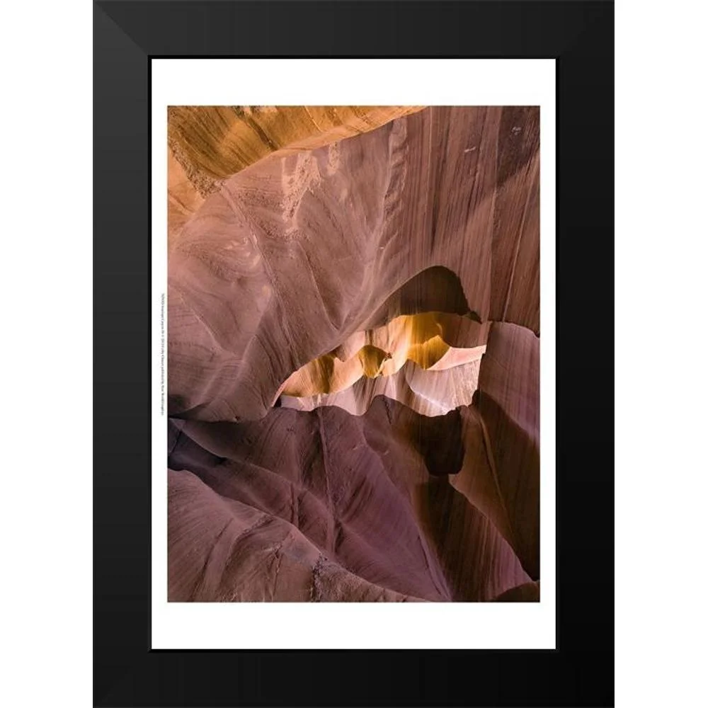 Chester, Colby 11x14 Black Modern Framed Museum Art Print Titled - Antelope Canyon IV