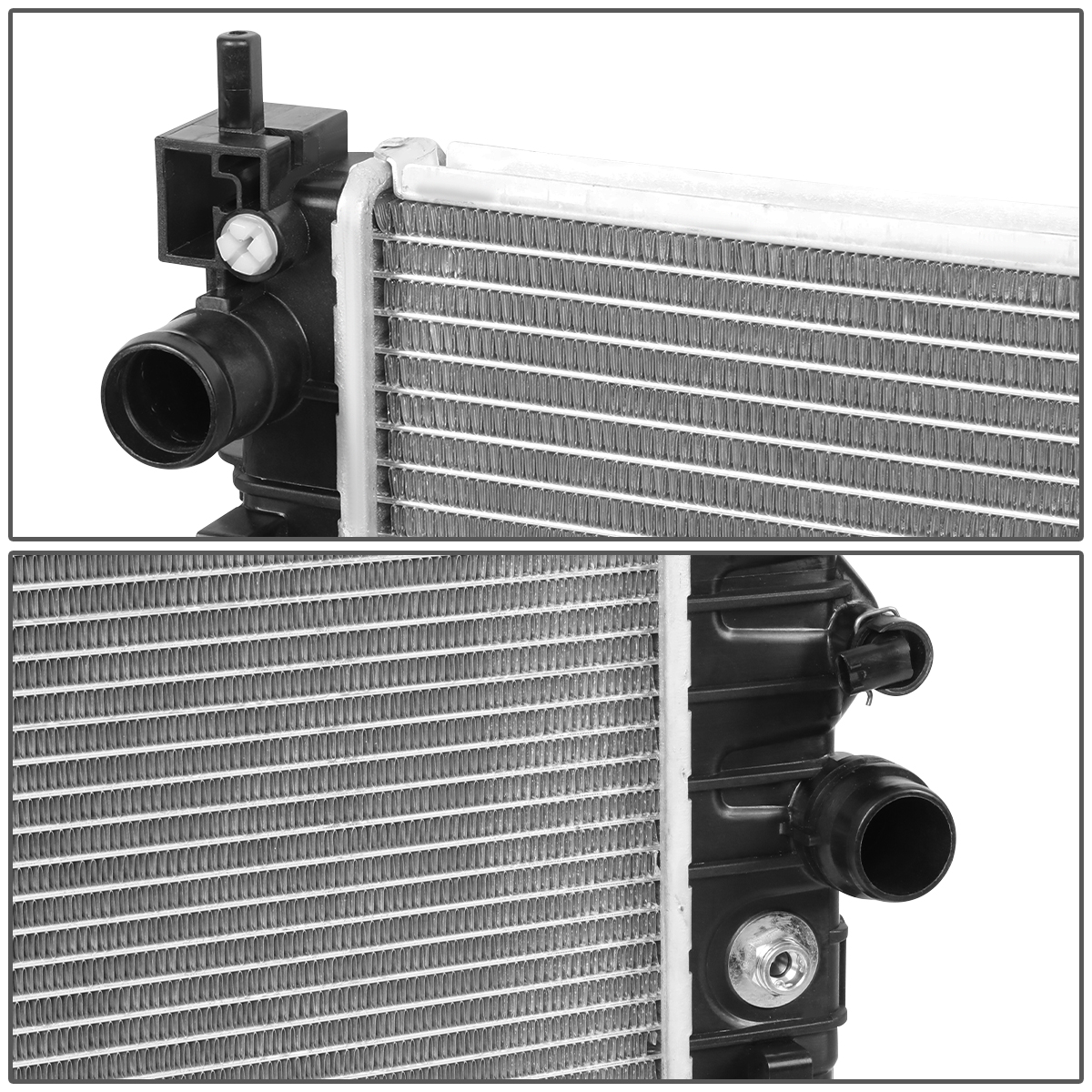 DNA Motoring OEM-RA-13361 Aluminum Radiator For 2013-2020 Encore Trax 1.4L Turbo