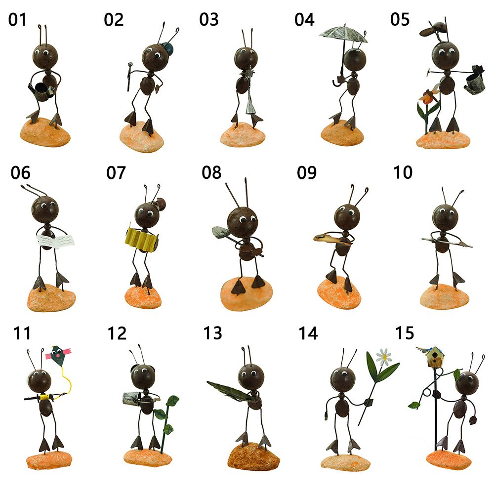 Miniatures Handmade Home Modern Art Decor Ant Figurine Ornament Handicrafts Figurines 11