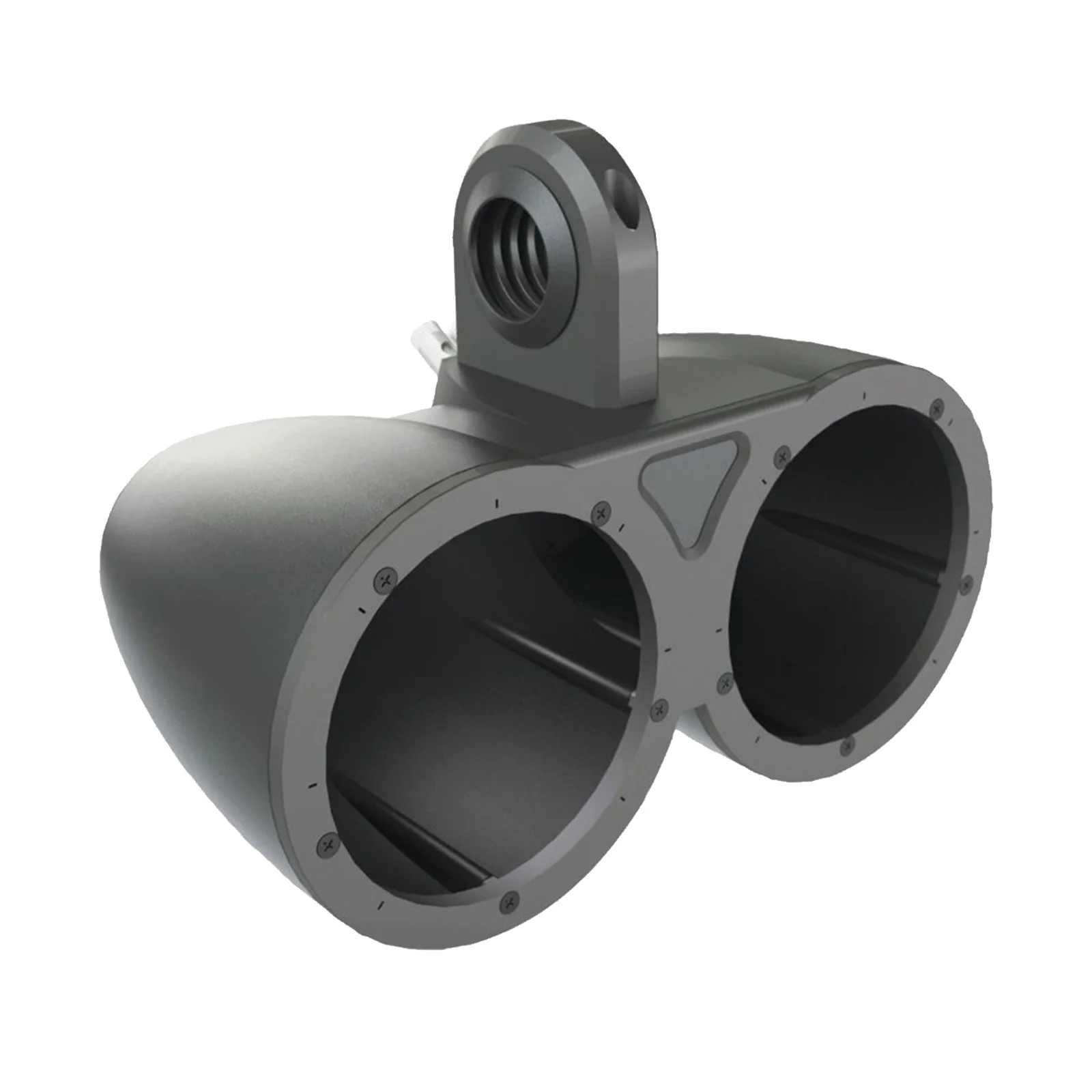 Dual Black Waterproof Wake Tower System 6.5