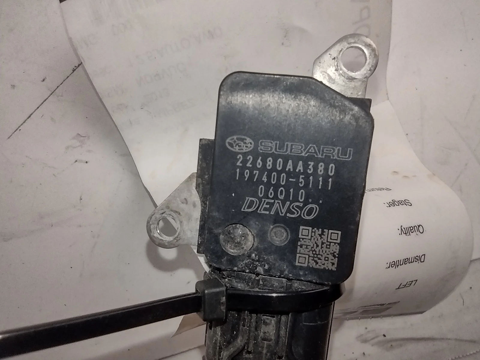 Pre-Owned 08-16 Subaru Impreza Airflow Meter 2.5L OEM (Good)