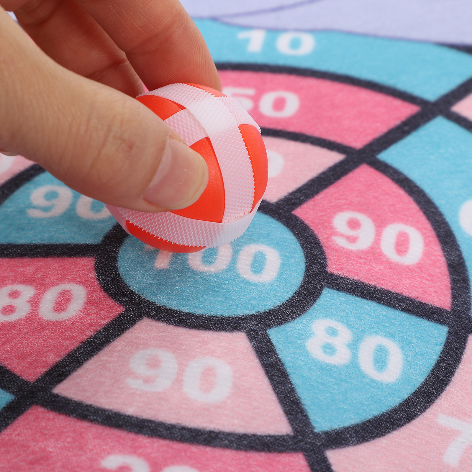 BESTONZON 1 Set Cartoon Dart Board with Sticky Balls Kids Dart Board Game Set Party Favors