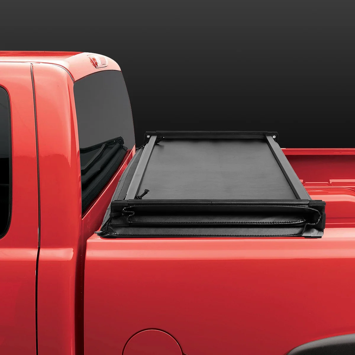DNA Motoring TTC-TRISOFT-051 For 1989 to 2004 Toyota Pickup Tacoma 6'Bed Styleside Soft Top Tri-Fold Adjustable Tonneau Cover