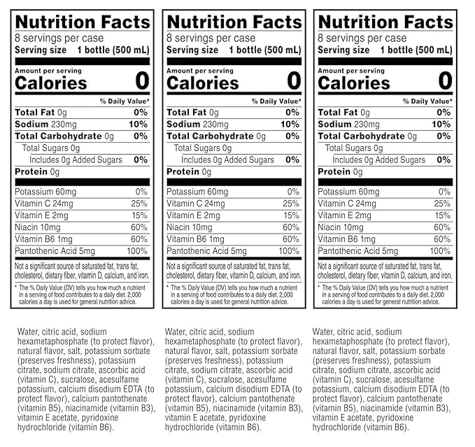 Propel Zero Calorie Fitness Electrolyte Water Beverage Variety Pack Of 24 /16.9 Fl Ounce Net Wt 405.6 Fl Ounce