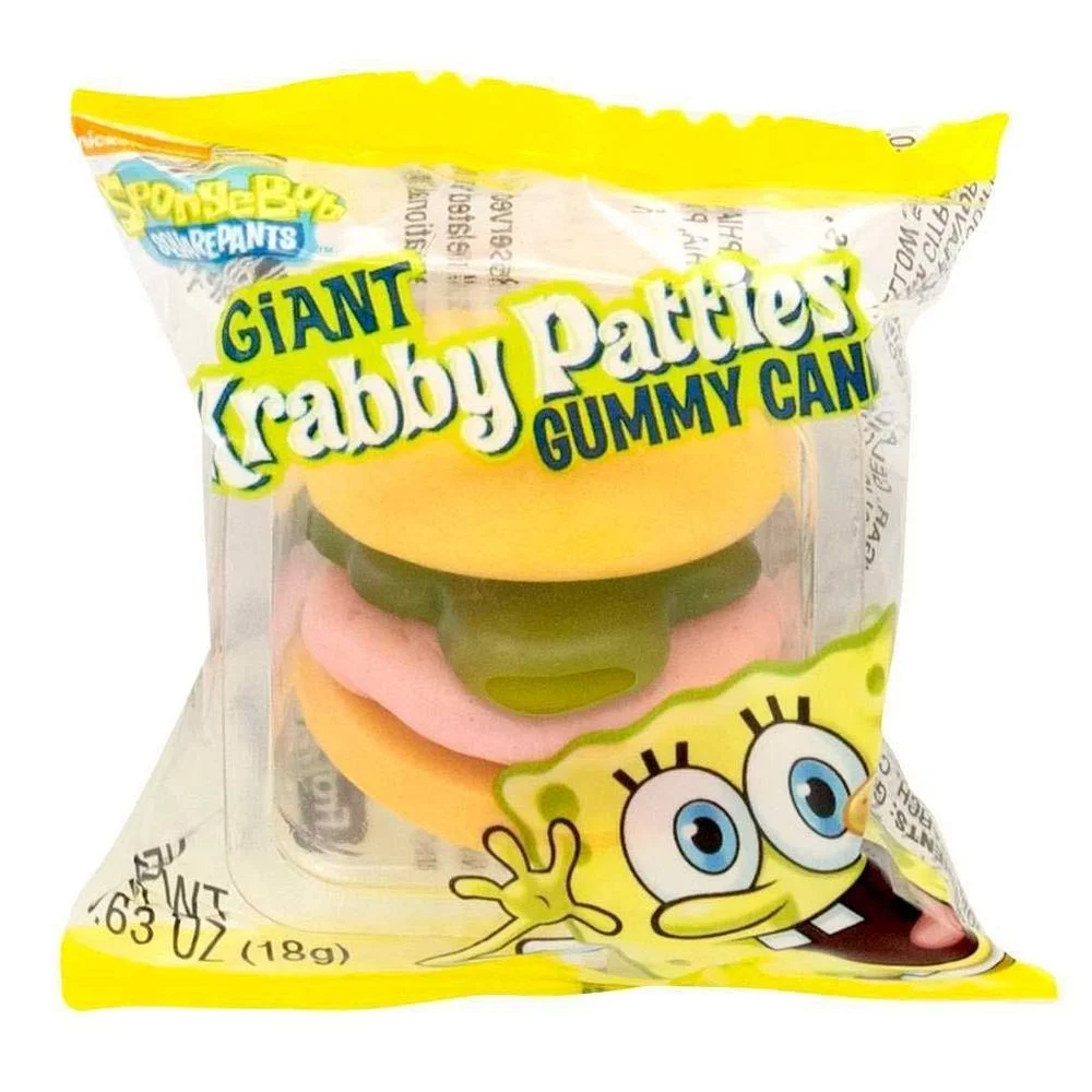 Frankford Original Giant Krabby Patty Gummy Candy, 0.63 Ounce -- 216 per Case.