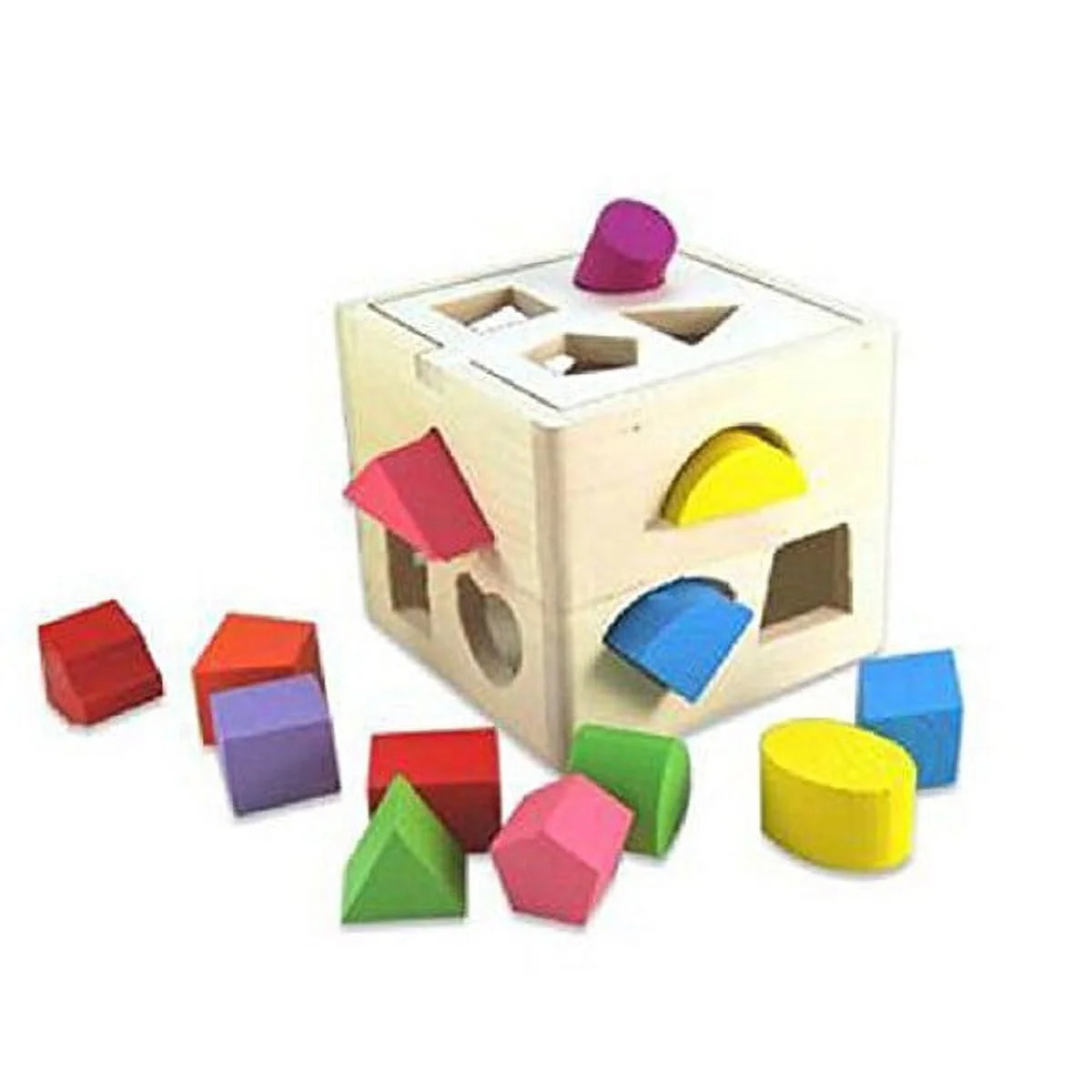 Set of Kids Baby Educational Toys Wooden Building Block Toddler Toys for Boys Girls
