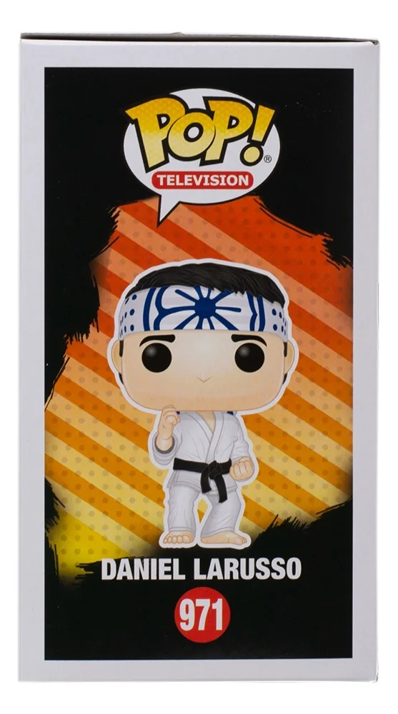 Ralph Macchio Signed In Blue Cobra Kai Daniel Larusso Funko Pop #971 JSA