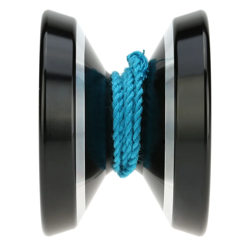 Yoyo M001 Aluminum Alloy Yo-yo CNC lathe T Bearing with Spinning String for Boys Girls Children Kids Black