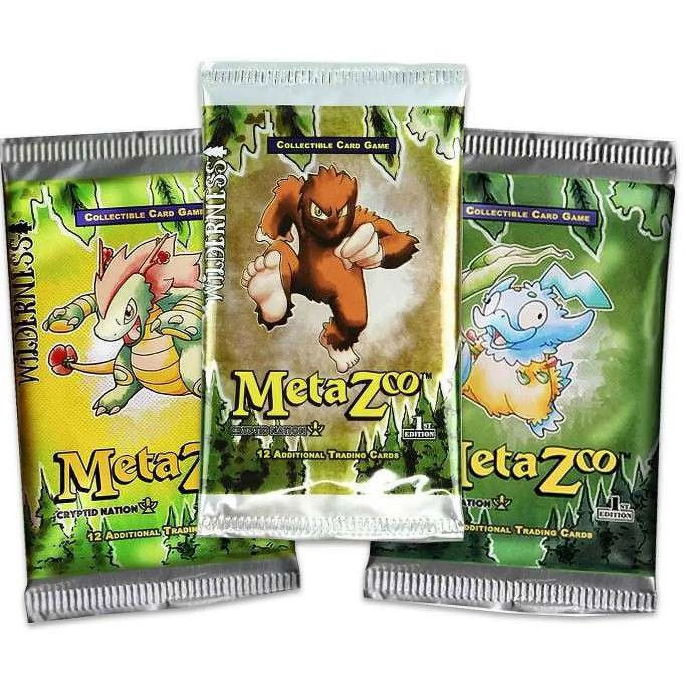 MetaZoo Cryptid Nation Wilderness Smokey the Bear Special Edition Bundle Set (3 Booster Packs, Promo Card & Coin)