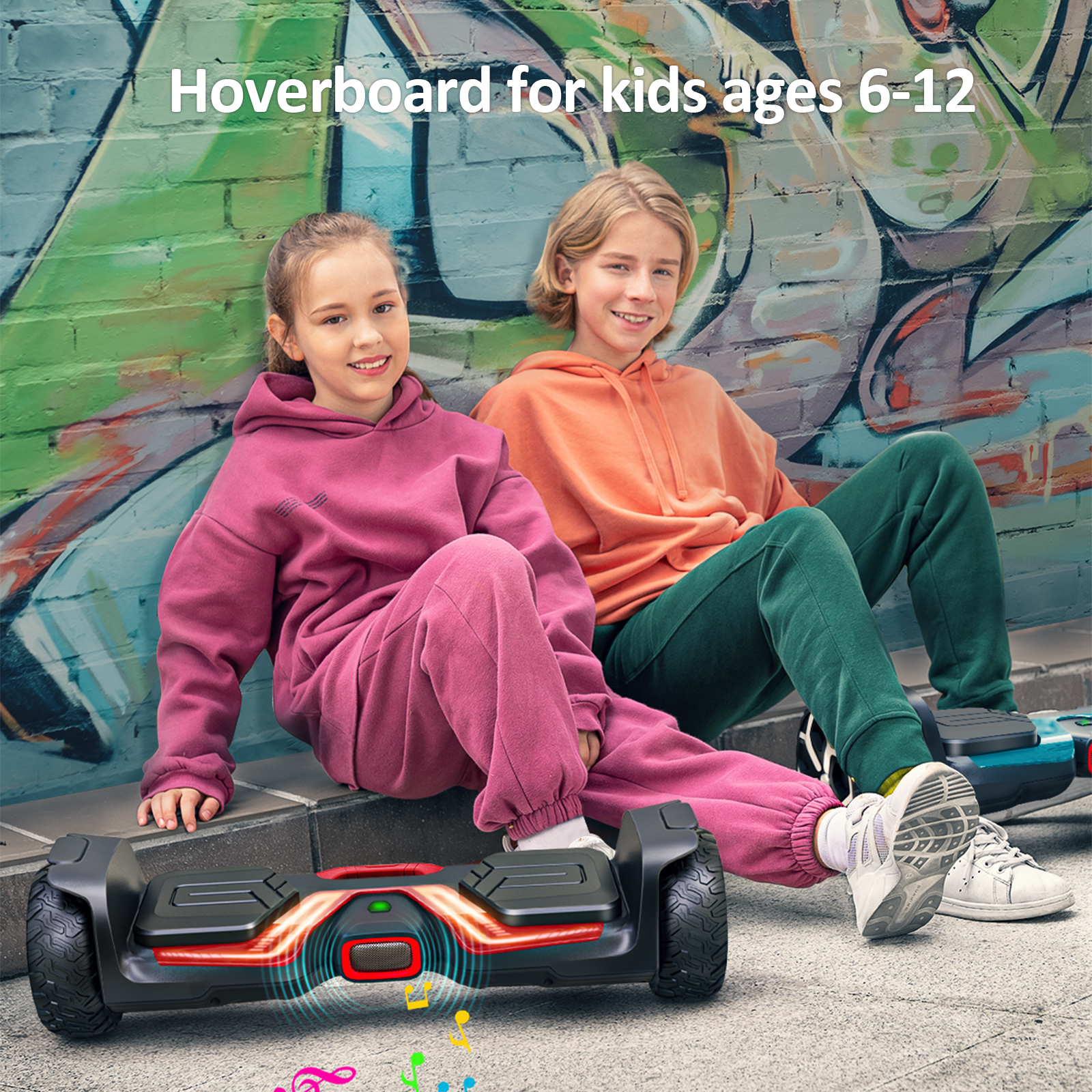 GYROOR All Terrain Hoverboard, 6.5