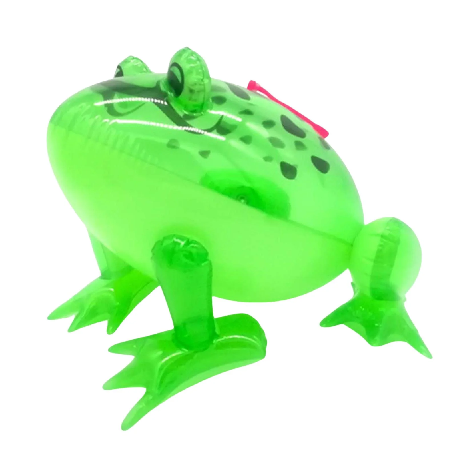Funny Inflatable Frog Model Baby Shower Toy with Flashing Light Animal Toys Children Toy for Holiday Party Festival Beach Decor