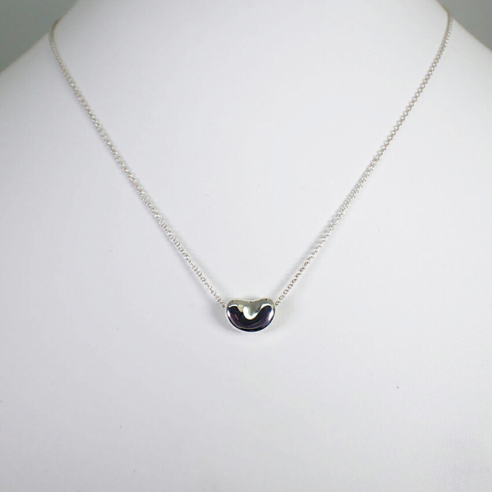 Pre-Owned TIFFANY Tiffany 925 bean pendant necklace (Good)