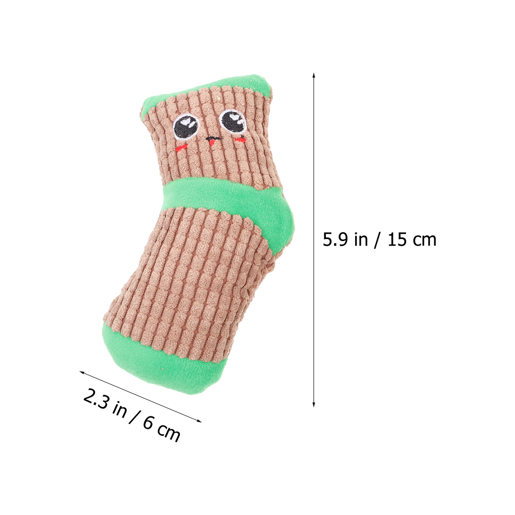 Toy Teething Toys for Puppies Out Door Puppy Small Dog Lambchop Pet Squeaky 2 Pairs