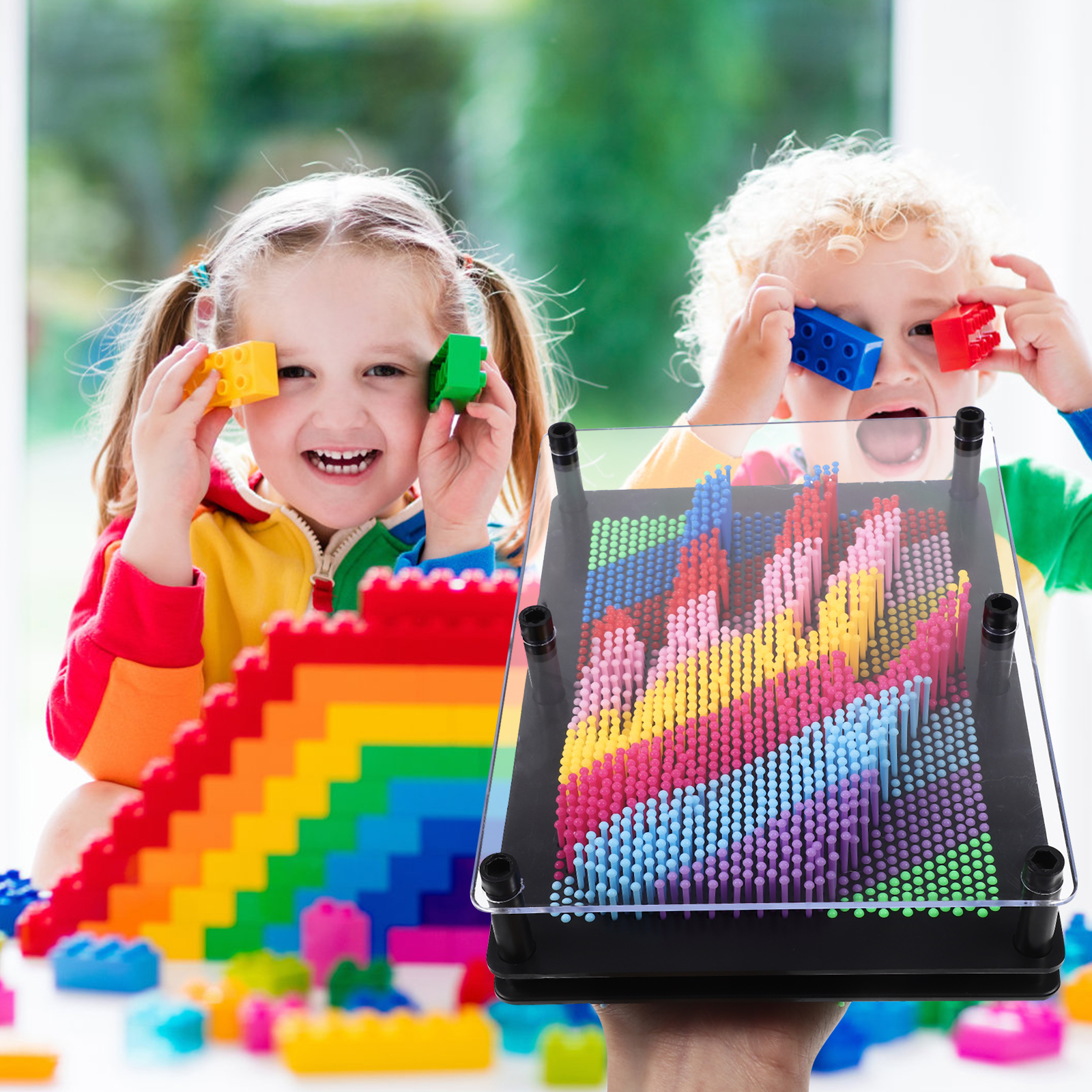 3D Pin Art Toy Sensory Toys for Kids 8-12 Kidcraft Playset Cartoon Plastic Child