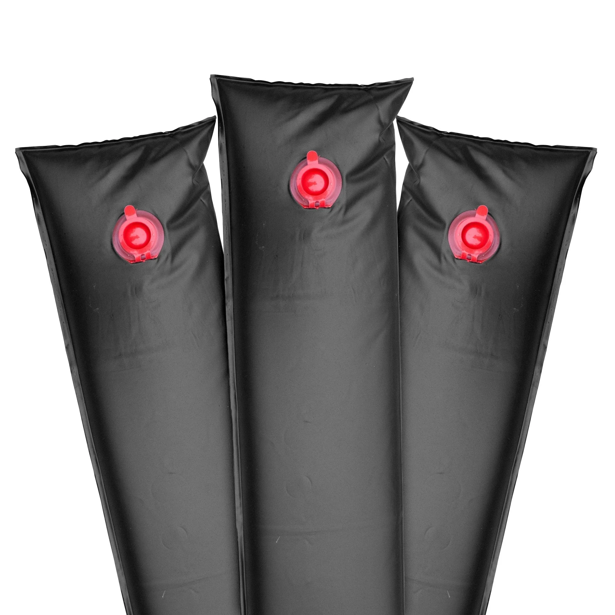 Robelle Winter Water Tube For Swimming Pool Covers Deluxe 16g. Single-Chamber 4-Foot, Black, 6-Pack