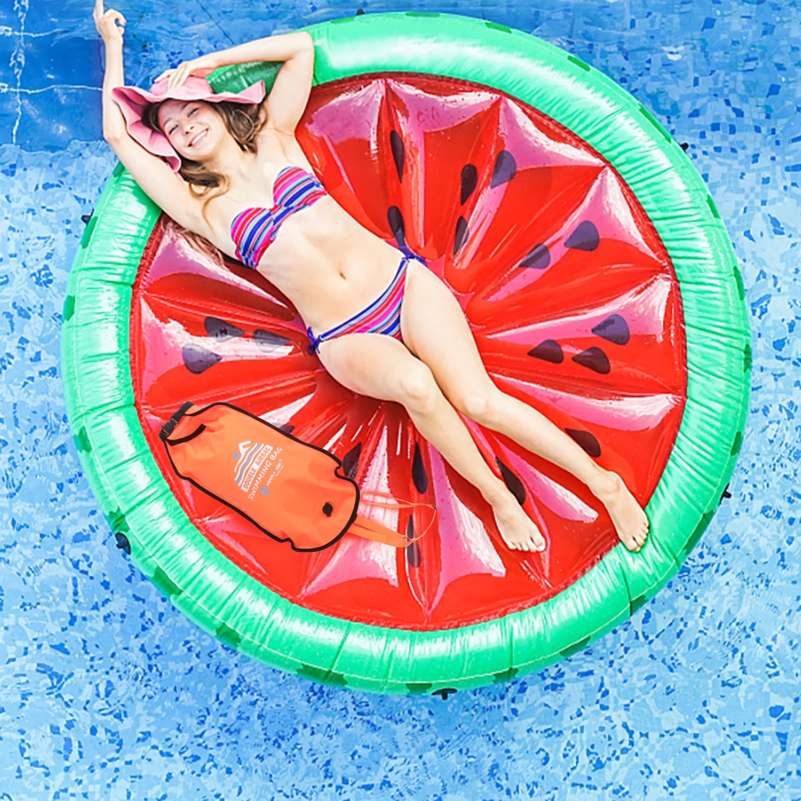 Set of 3 Swim Float Boats Buoy Water Sports Package Heel Aldult Child Miss