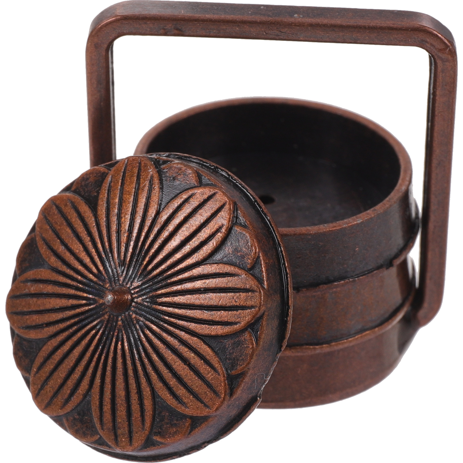 3pcs Small Metal Basket Miniature Vintage Basket Miniature Stuff Miniature Model Doll House Decor