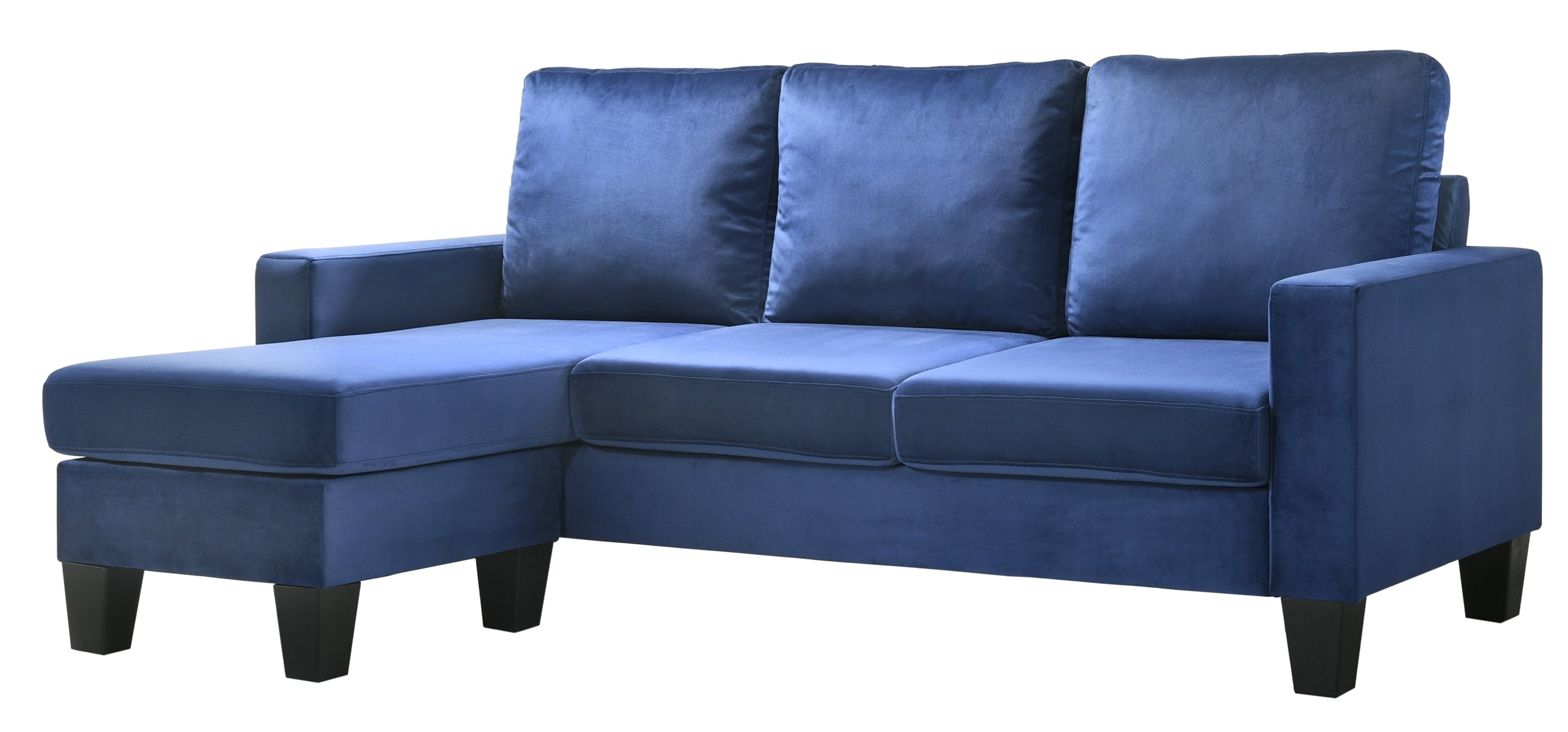 Jessica Sofa Chaise  Navy Blue