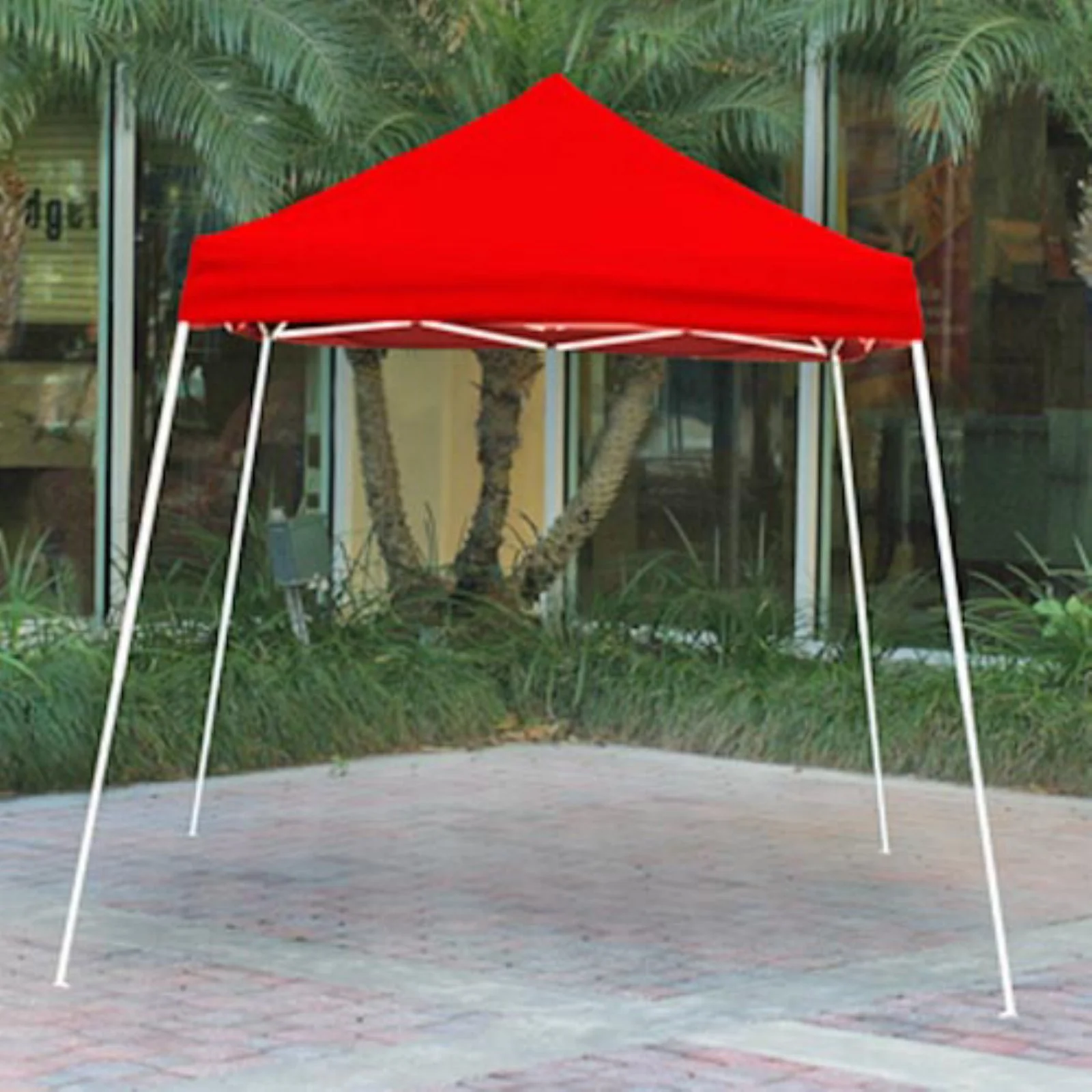 8' x 8' Sport Pop-up Canopy Slant Leg Desert Bronze Cover