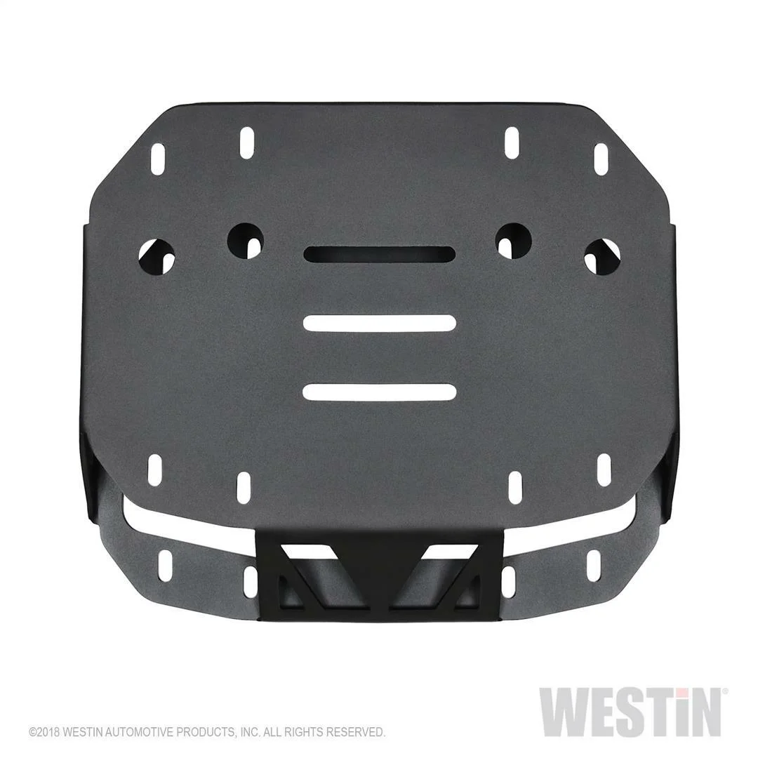 Westin 18-19 Jeep Wrangler JL WJ2 Spare Tire Relocator - Textured Black - 59-89005