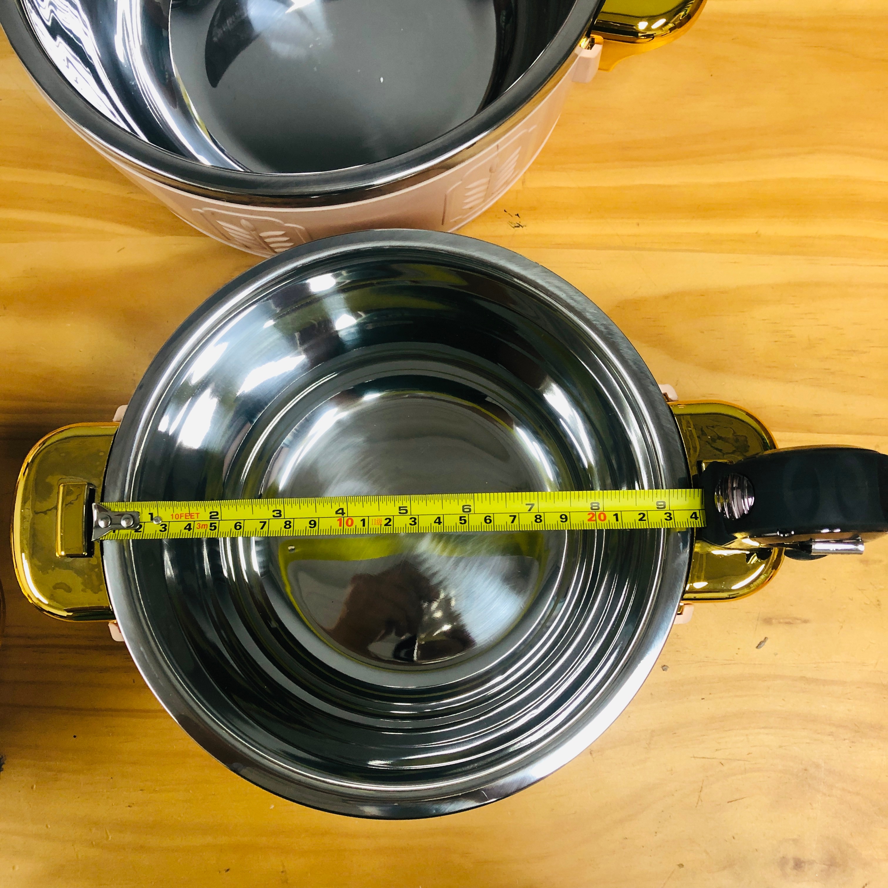 3-Piece Set 2.5/4.5/6.5 Liter Food Warmer Lunch Box Hot Pot - Insulated for Ramadan, Events, and Parties Pink Set Dish Containers for Meal