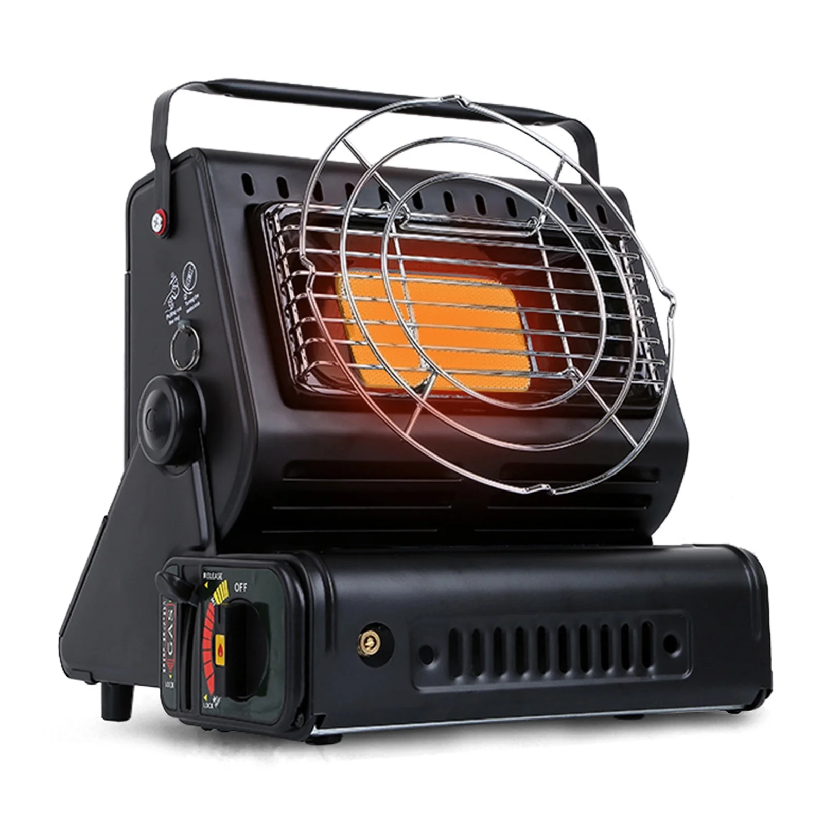 Geevorks Space heating furnace,Dual-use Heater Portable Heater Stove Butane Stove Heater Portable Oven 1300w Heater Dual-use Portable StoveHandle Heater Stable StoveHeater