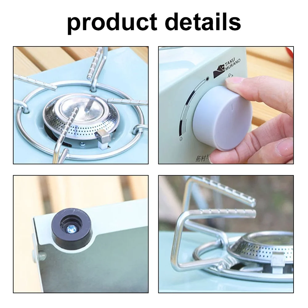 TAKU MURANO Compact Cassette Stove, 2100W Portable Gases Stove for Camping and Backpacking