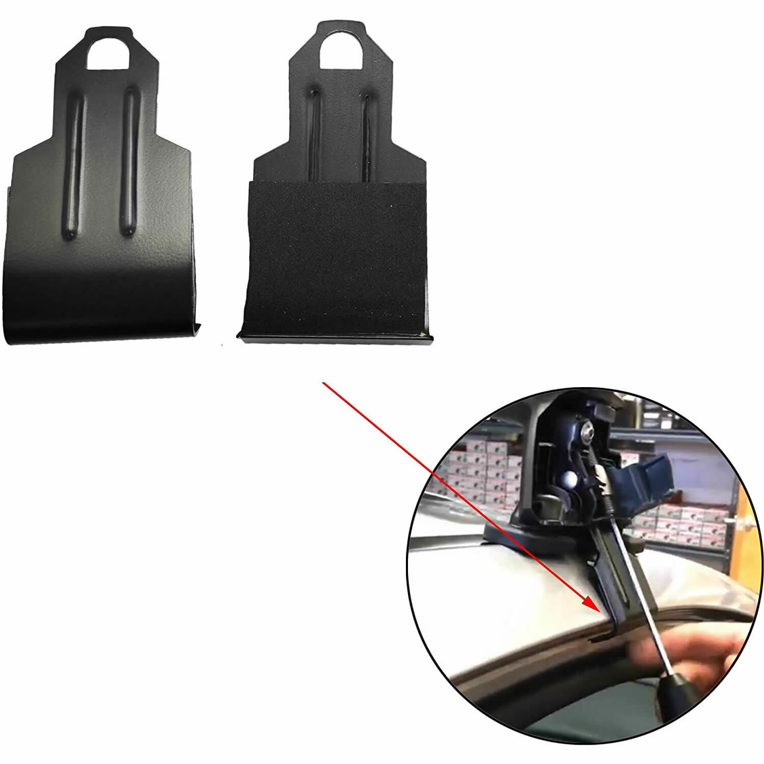 Wauebuly Base Clip 125 Attachment Mount Bracket Car Roof Replaces Yakima 125-8006125 for Civic 2012-2015 Tacoma 2005-2015