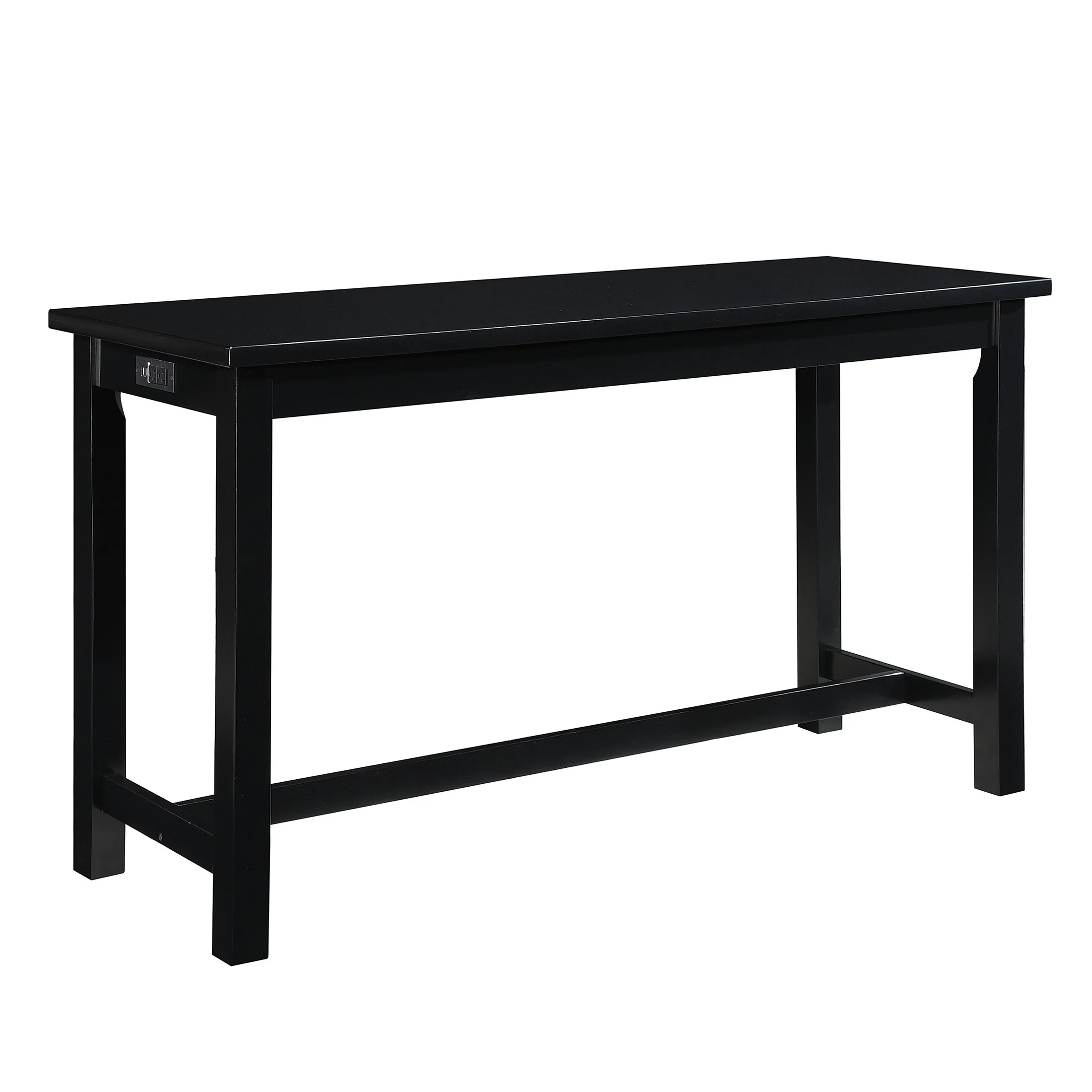 OakvillePark Greeley 4-Piece Pack Counter Height Dining Set, Black