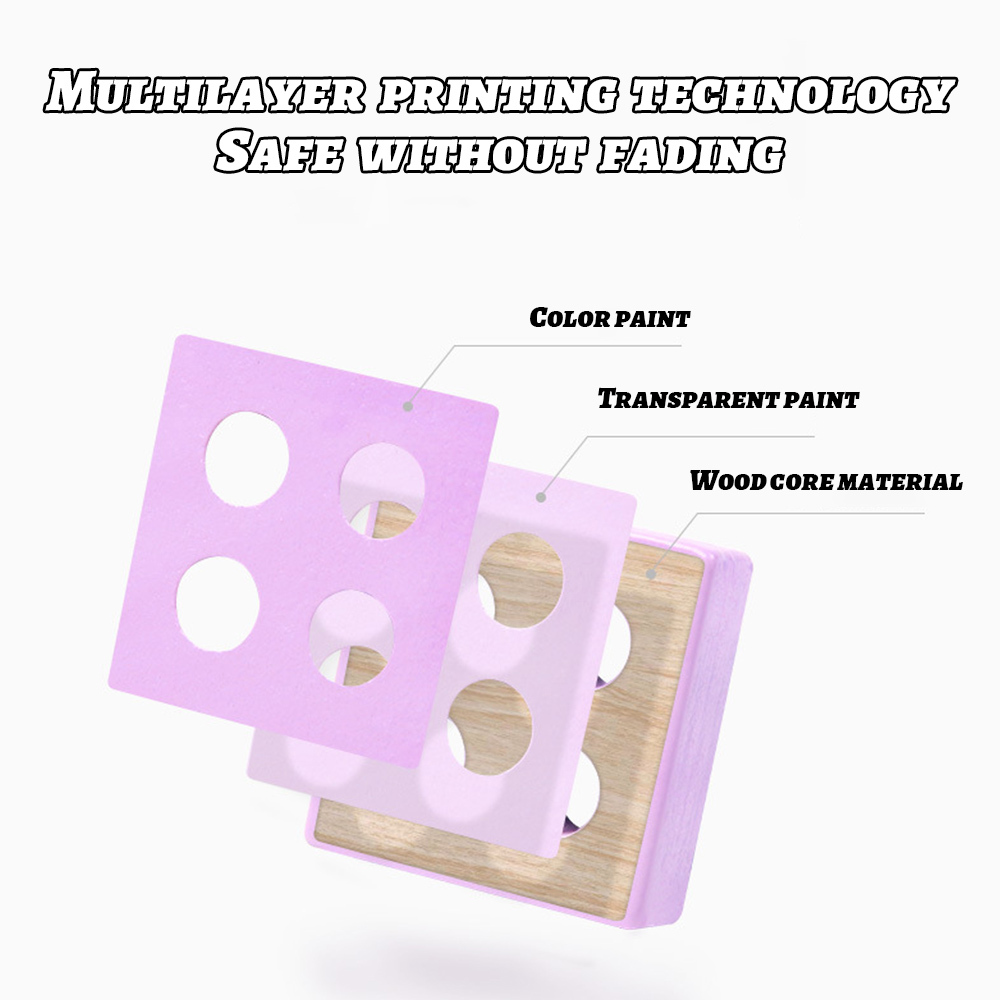 Alextreme Educational Toys for Kids 18+ Months Wooden Sorting and Stacking Toys for Baby