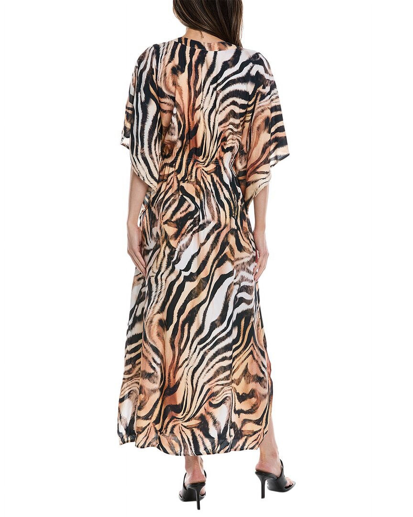 Walker & Wade womens  Michaela Kaftan Maxi Dress, XL, Orange