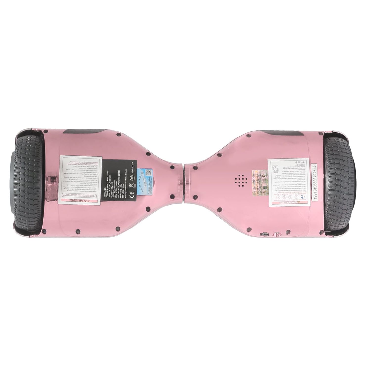 HoverTech UL2272 Certified New Bluetooth Smart Self Balancing Electric Scooter with LED Lights- Pink Chrome