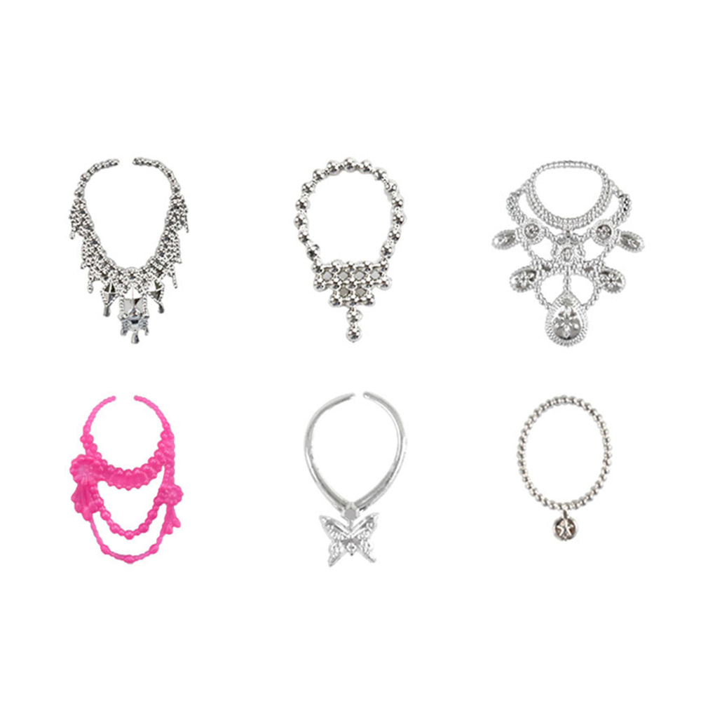 Journey 35 Pieces of Doll Accessories Simulation Doll Collocation Toys for Girl Home Dress Birtday Party Gift