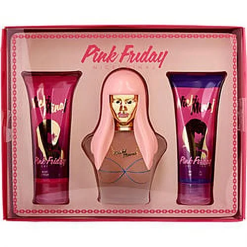 Nicki Minaj Pink Friday Women 3 Piece Gift Set - 3.4 Oz Eau De Parfum Spray By Nicki Minaj
