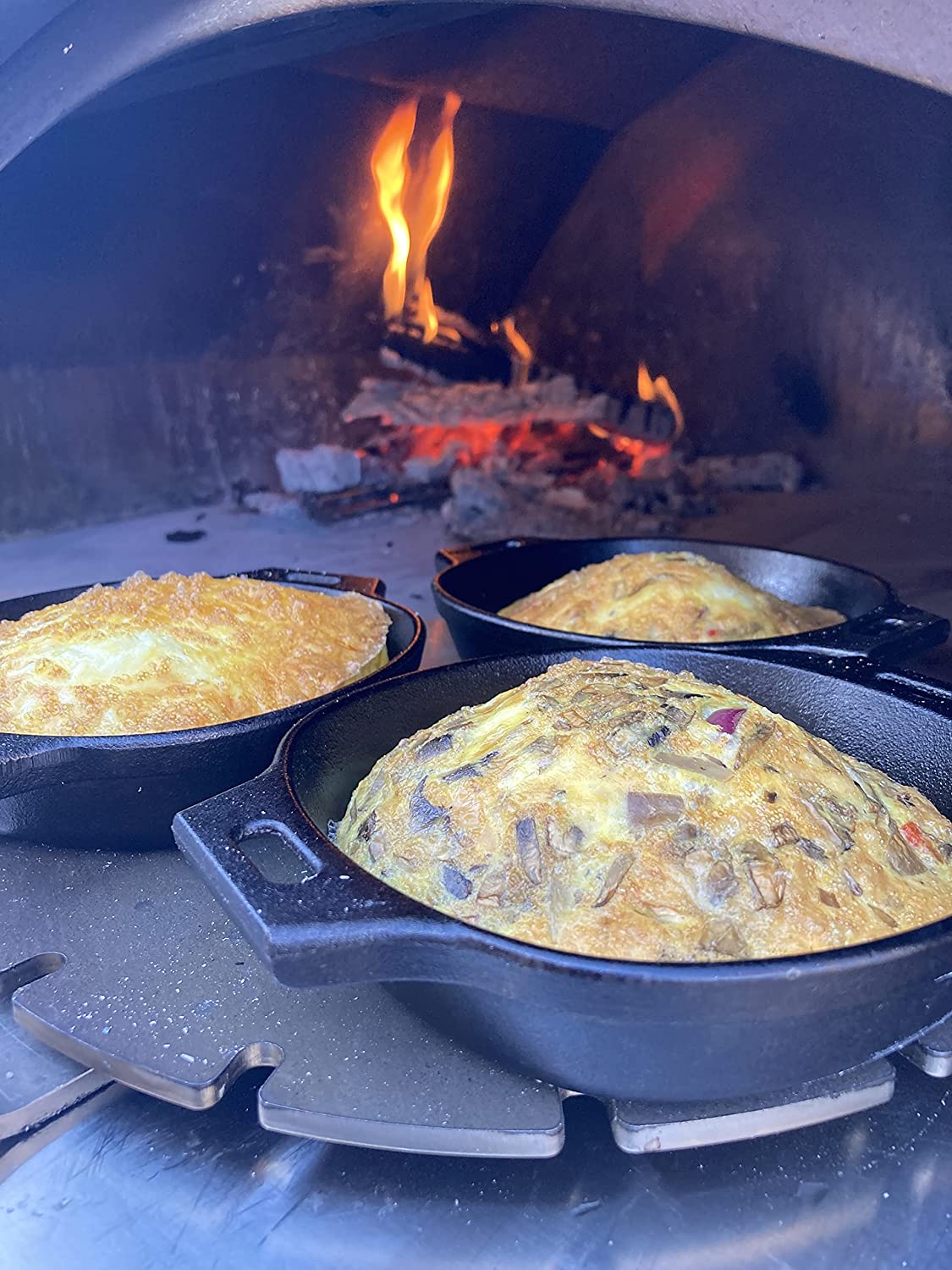 Rotating Cooking systeminLazy Pizzaioloin- Designed for wood and gas ovens by