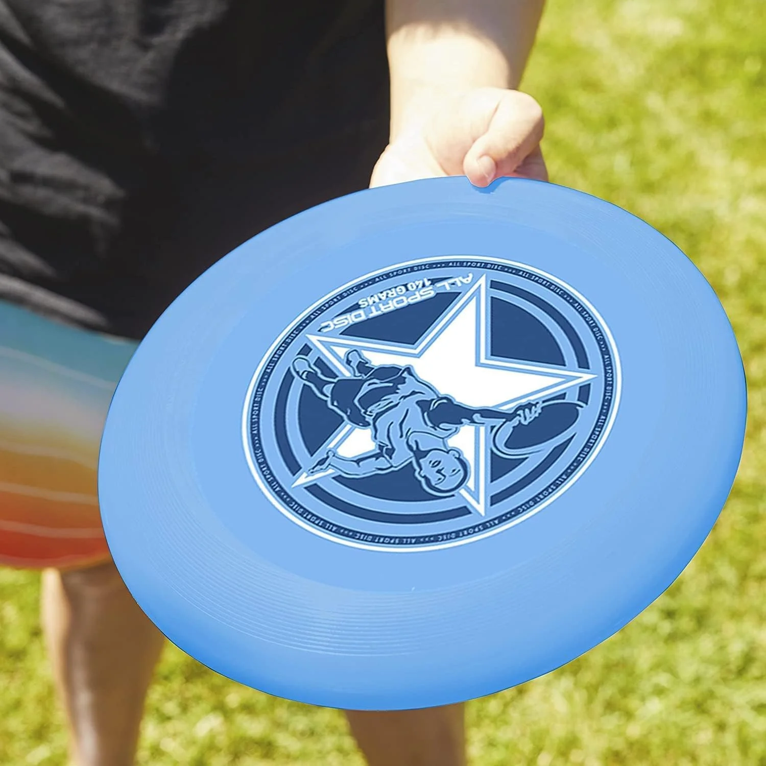 Wham-O Frisbee All Sport Flying Disc - 10” - 140 Grams - Lightweight Sport Frisbee - Disc Golf -