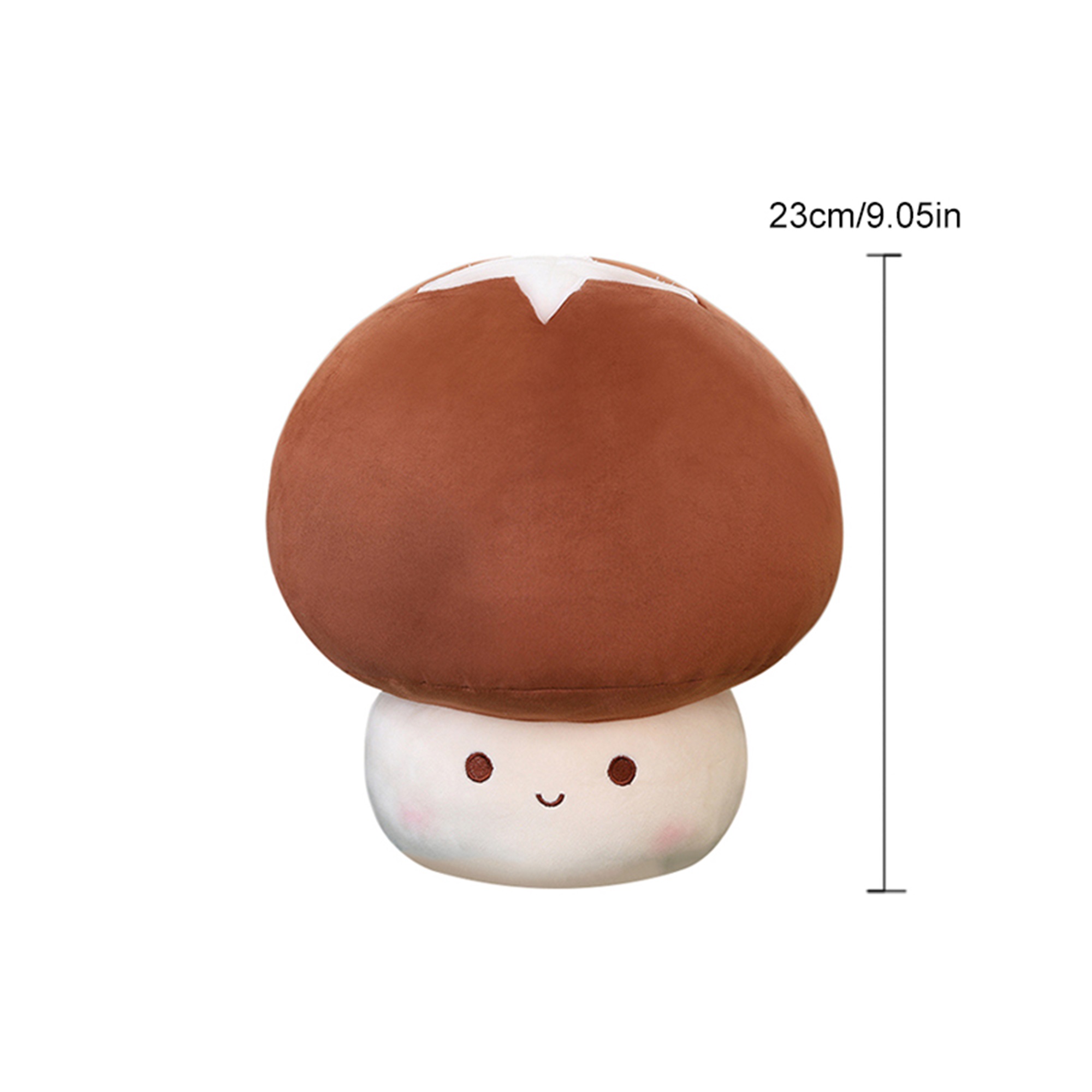 Cute Mushroom Plush Kawaii Pillow Mushroom Stuffed Animal Plush Pillow Toy Gifts for Kids Small Stuffed Mushroom Home Decor