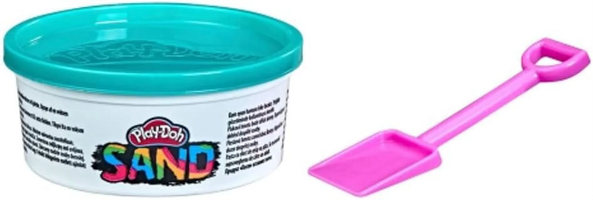 Play-Doh Scoopable Sand - 6oz Can Plus Mini Shovel - Teal